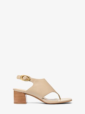 Kya Flex Leather Thong Sandal