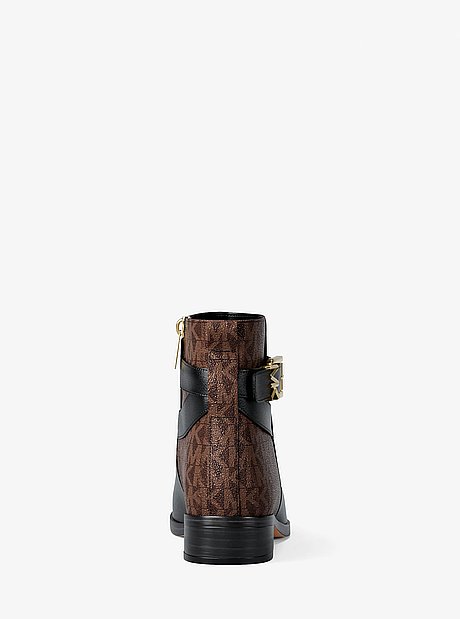 Rachel Textured and Signature Logo Boot