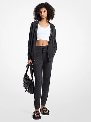 Wool and Cashmere Blend Joggers