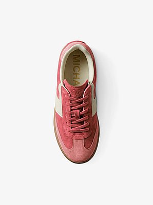 Sneaker Jovie in pelle scamosciata color block