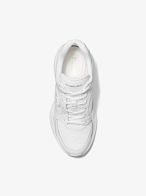 Basket Zuma en cuir et maille