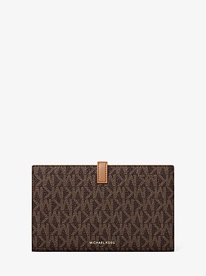 Jet Set Travel Large Signature Logo Wallet