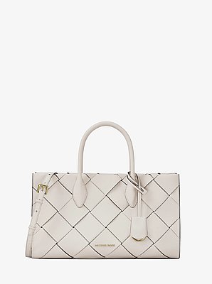 Bolso satchel Mirella mediano trenzado