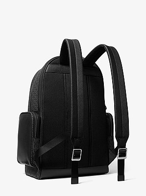 Cooper Leather and Signature Logo Backpack