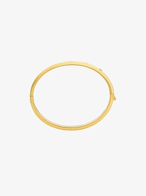 Cubic Zirconia Logo Bangle