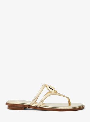Hampton Metallic Leather Sandal
