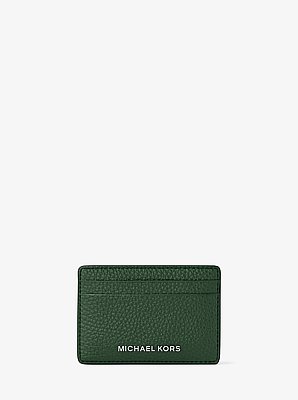 Porta carte di credito in pelle martellata