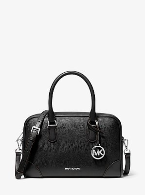 Bolso satchel Thompson mediano de piel granulada