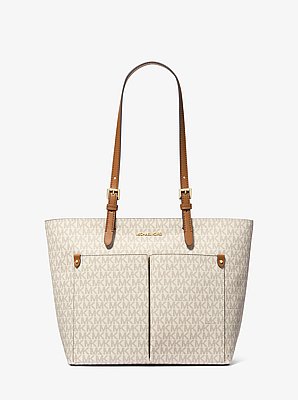 Bolso tote Jet Set mediano con logotipo y bolsillo