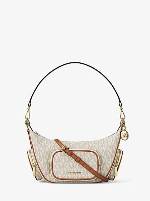 Merritt Small Signature Logo Convertible Shoulder Bag