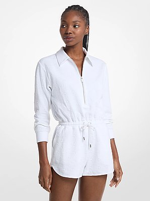 Logo Jacquard Romper