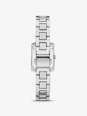Mini Emery Silver-Tone Watch and Bracelet Gift Set