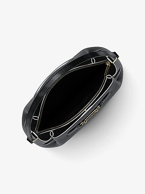 Carson Medium Pebbled Leather Convertible Bucket Crossbody Bag