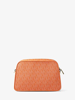 Jet Set Small Signature Logo Camera Crossbody Bag