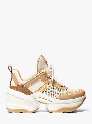 Espadrille Olympia en mat&eacute;riaux multiples