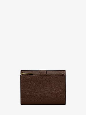 Greenwich Medium Saffiano Leather Trifold Wallet
