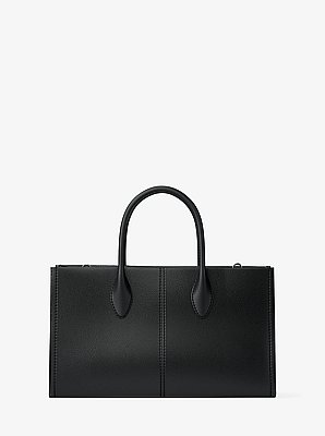 Mirella Medium Pebbled Leather Satchel