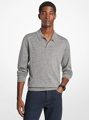 Wool Polo Sweater