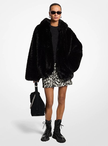 Oversized Faux Fur Jacket