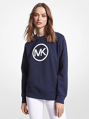 Camiseta de mezcla de algod&oacute;n con dije y logotipo