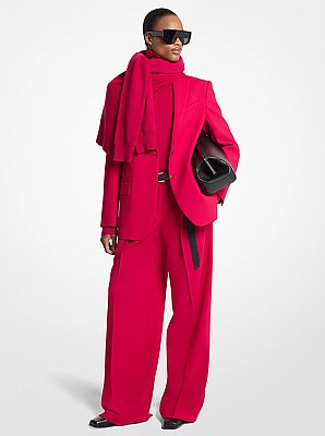 Nico Stretch Wool Crepe Blazer
