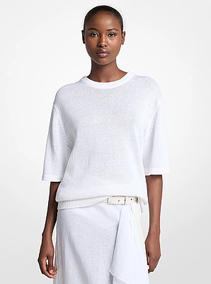 Linen and Cotton T-Shirt