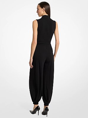 Matte Jersey Sarouel Jumpsuit 