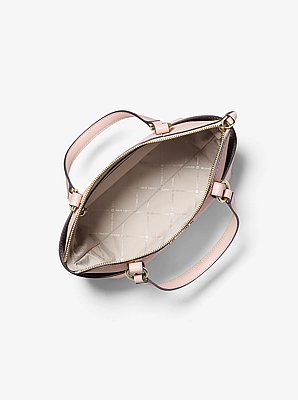 Bolso tote Sullivan peque&ntilde;o de piel saffiano con cremallera superior