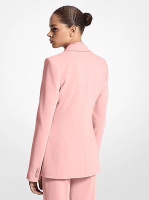 Blazer Georgina de crep&eacute; granulado el&aacute;stico