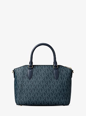 Henkeltasche Sienna Medium mit Signature-Logomuster