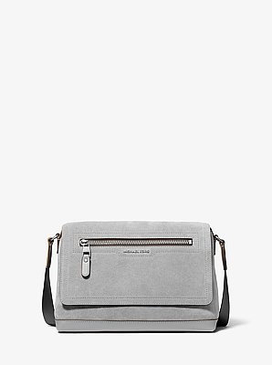 Hudson Small Suede Messenger Bag