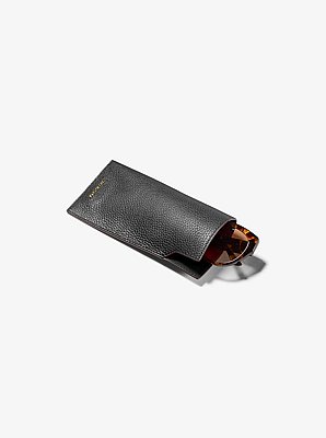 Estuche para gafas de sol Jet Set en piel granulada