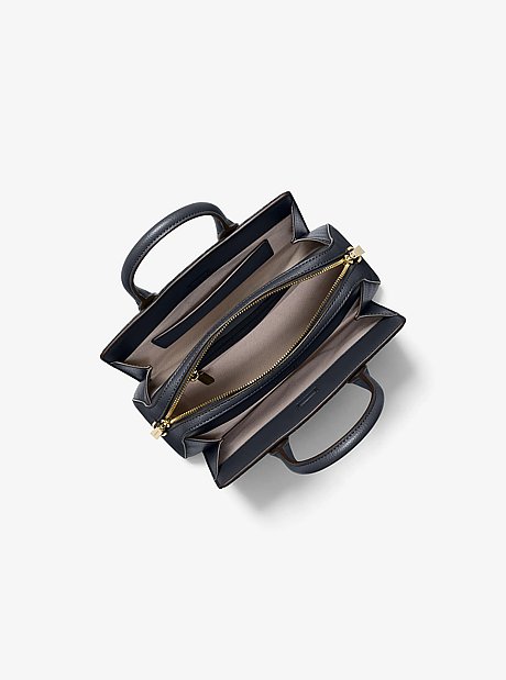 Laila Small Signature Logo Satchel