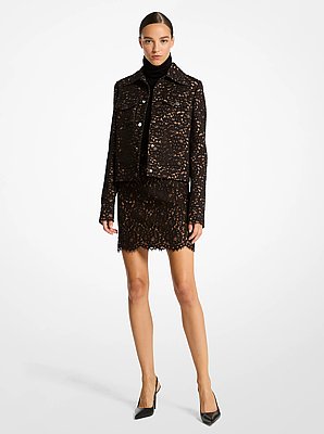 Corded Floral Lace Jacket