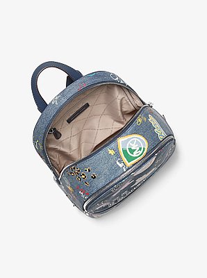 Rhea Medium Embellished Denim Backpack