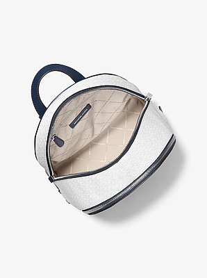 Sac &agrave; dos Rhea de taille moyenne &agrave; blocs de couleurs et &agrave; logo Signature