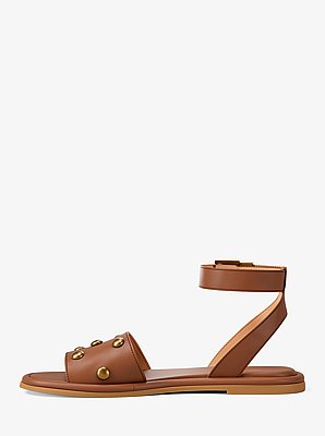 Rosetta Studded Leather Sandal