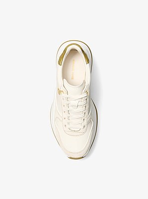 Arla Leather and Suede Trainer
