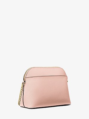 Umh&auml;ngetasche Cindy Large aus Leder in kuppelf&ouml;rmigem Design