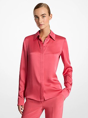 Camisa Hansen de charmeuse