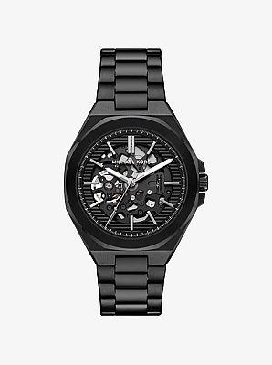 Oversized Callum Black-Tone Watch