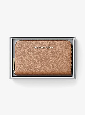 Cartera peque&ntilde;a de piel granulada