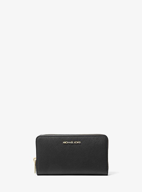 Jet Set Medium Saffiano Leather Wallet