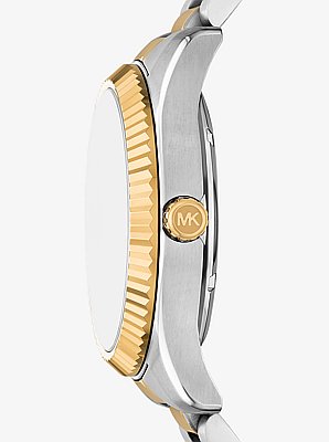 Oversized Lexington Two-Tone Watch