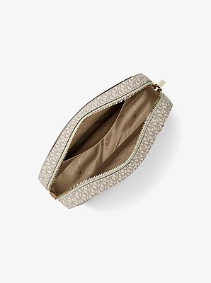 Jet Set Large Signature Logo Crossbody Bag