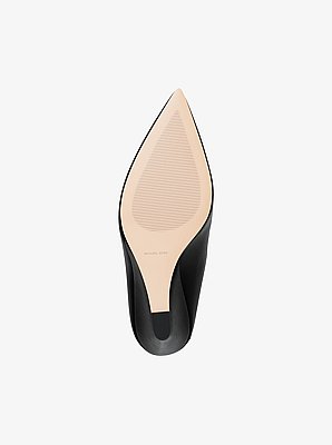 Xandra Leather Wedge Mule