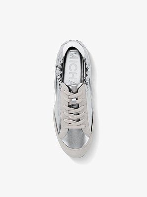 Susie Metallic Leather Trainer