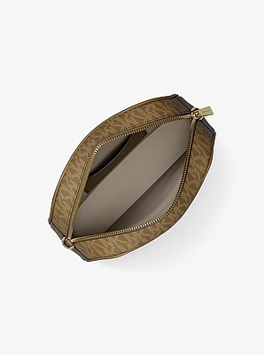 Kameratasche Jet Set Small mit Signature-Logomuster