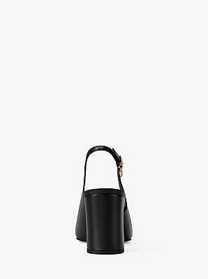 Zapato de sal&oacute;n Piper Flex de piel con tal&oacute;n descubierto