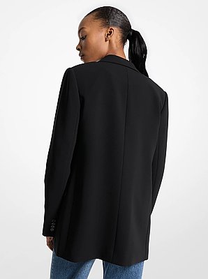 Blazer de crep&eacute;